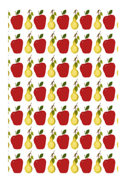 Wall Art, Cool Apple And Pear Fruit Pattern  Wall Art