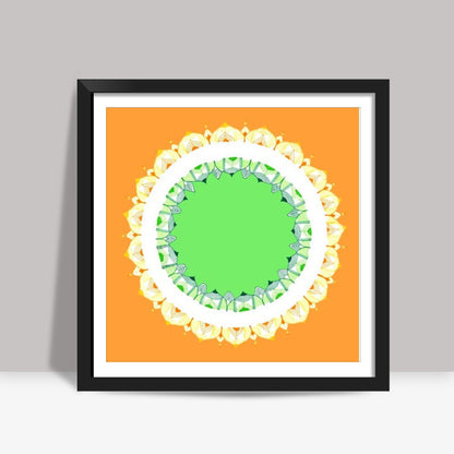 Mandala Art | Republic Day Square Art Prints