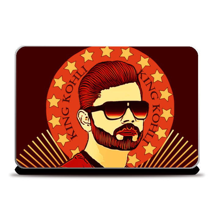 King Virat Kohli Laptop Skins