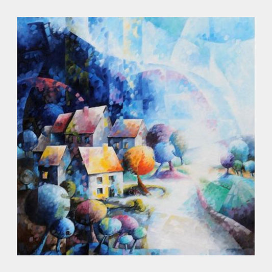 Sweet House Square Art Prints