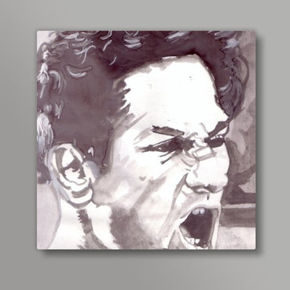 Hollywood star Robert De Niro is the raging bull Square Art Prints