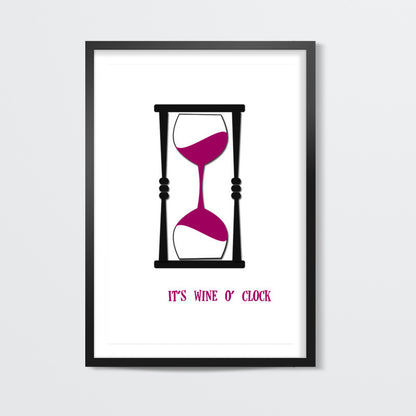 Wine O Clock Wall Art