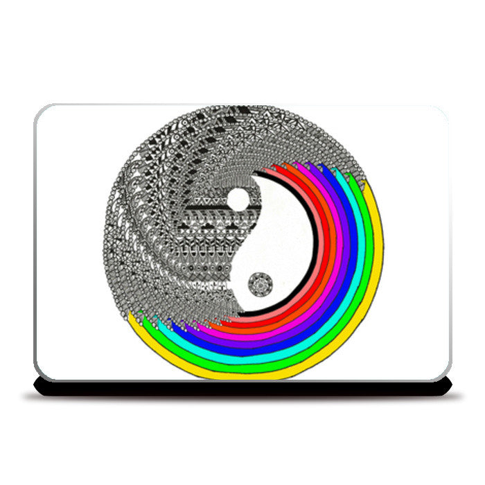 Ying Yang Laptop Skins