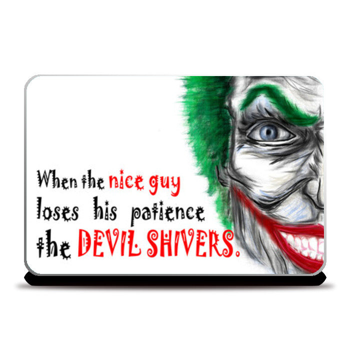 Laptop Skins, Joker-Devil Shivers Laptop Skins