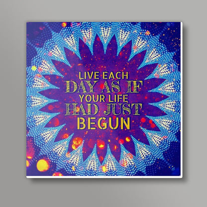 Typography Art Square Art Prints