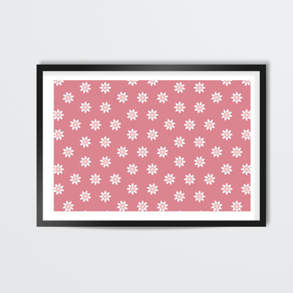 Light Pink Floral Wall Art