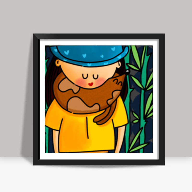 Love Adventure Square Art Prints