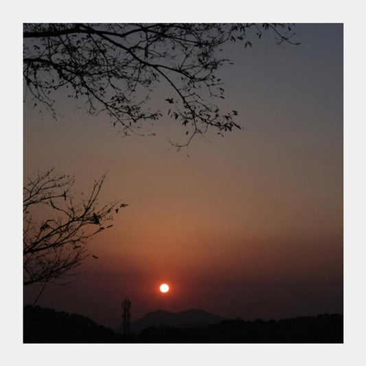 The Kasauli Sunrise Square Art Prints PosterGully Specials