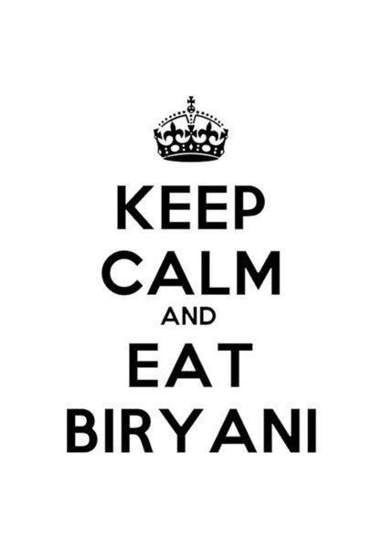 Wall Art, Eat Biryani Wall Art