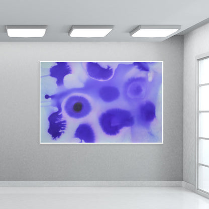 Purple flow Wall Art