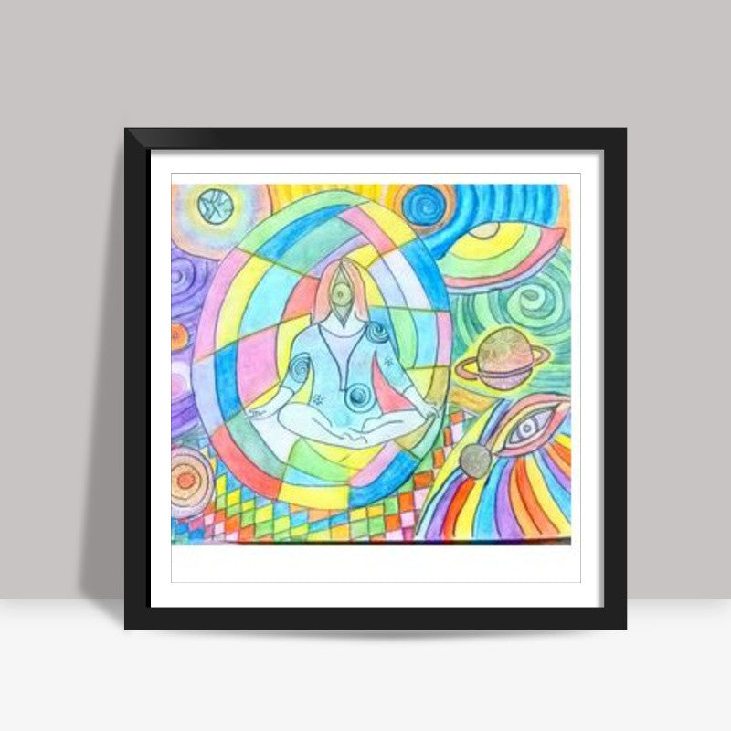 Astral world Square Art Prints