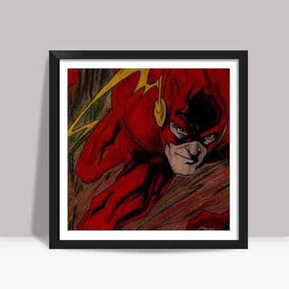 the FLASH Square Art Prints