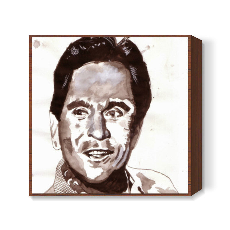 Dilip Kumar is the thespian who remains a stalwart, in his speech and in his silence Square Art Prints