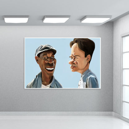 The Shawshank Redemption Caricature Wall Art