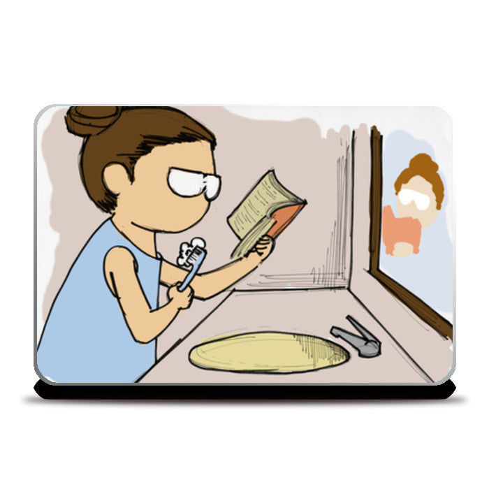 Bookworm Laptop Skins