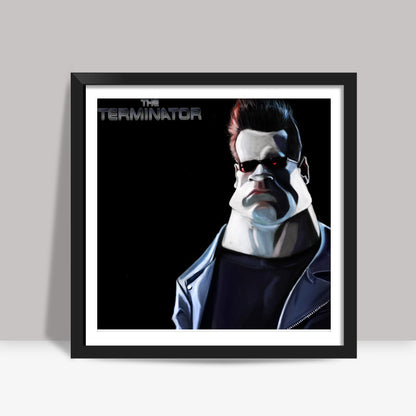 The Terminator | Caricature Square Art Prints