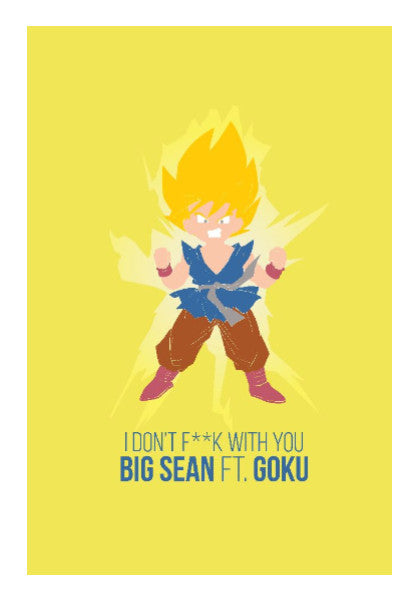 Wall Art, Super Saiyan Baby Goku Dragon Ball Wall Art | Rishabh Bhargava, - PosterGully