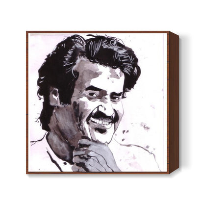 Mind It, says Superstar Rajanikant Square Art Prints