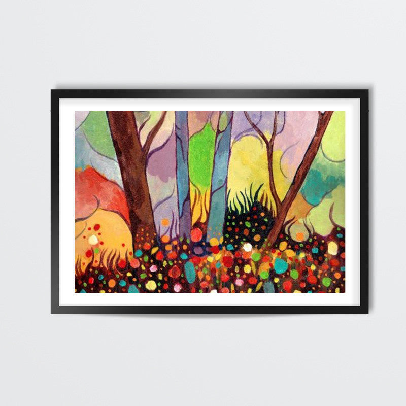 Fantasy trees wall Art