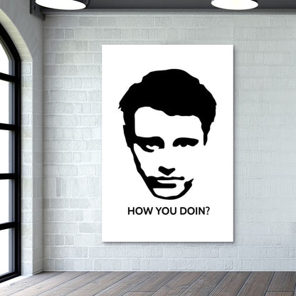 Friends Joey How you doin? Wall Art