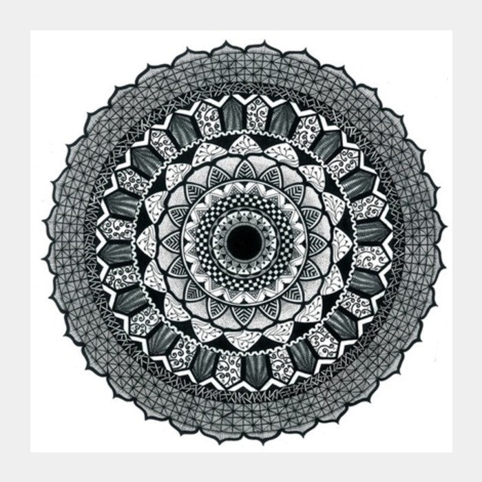 Square Art Prints, Mandala  Square Art Prints