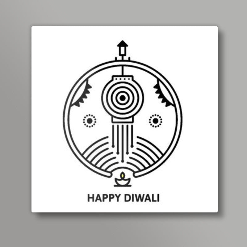 Diwali Square Art | Adil Siddiqui