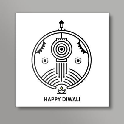 Diwali Square Art | Adil Siddiqui