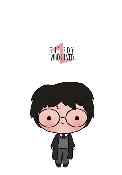 Wall Art, Harry Potter doodle Wall Art