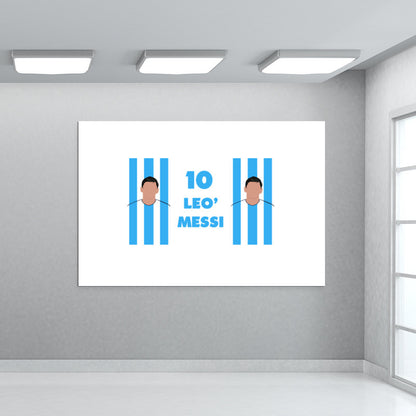 Lionel Messi Argentina Wall Art