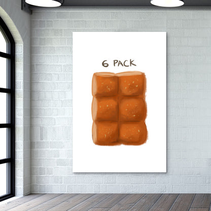 6 pack Wall Art