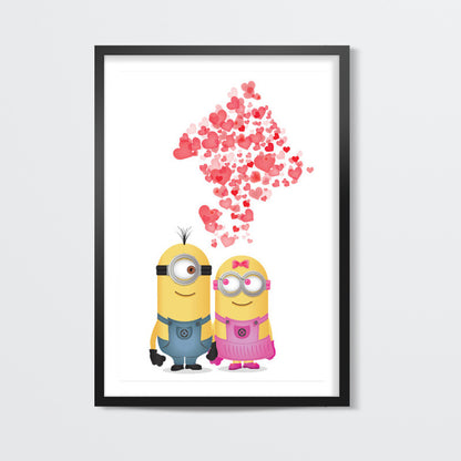 Minion Lovers wall art