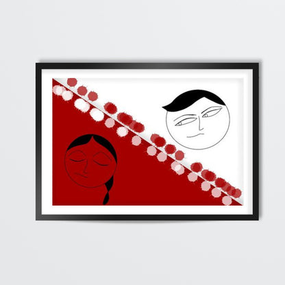 When a couple fights R&W Wall Art | Pratyasha Nithin