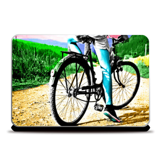 Cyclist Laptop Skins