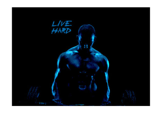 Wall Art, LIVE HARD | Boys Theory, - PosterGully