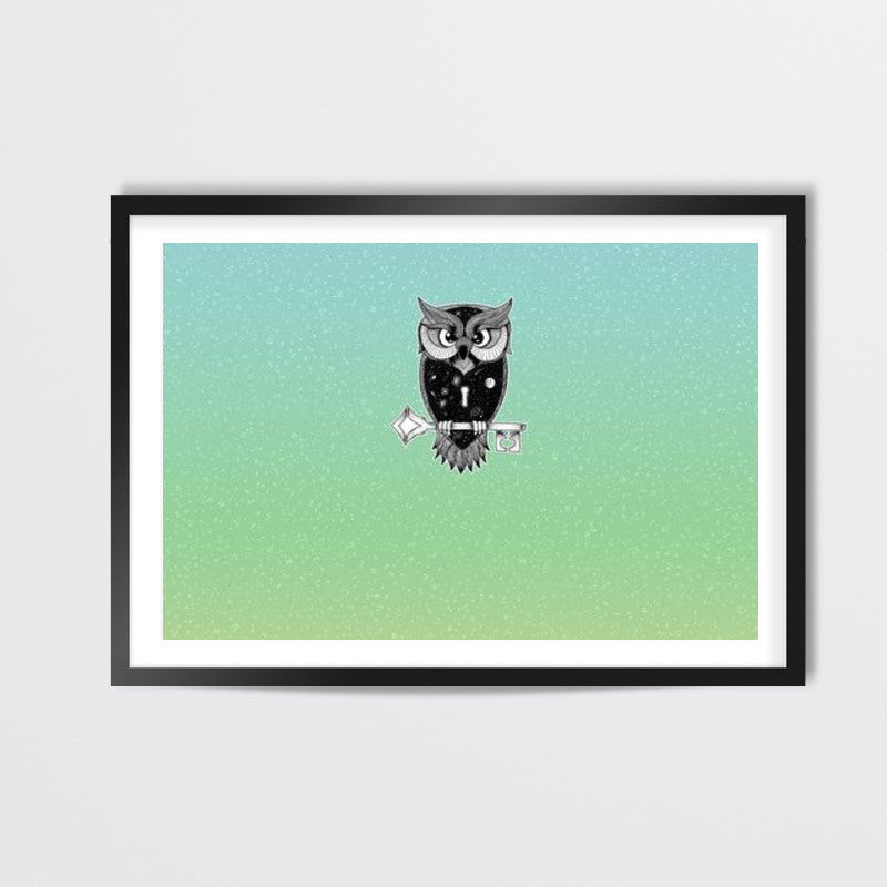 Cosmic owl 2 Wall Art