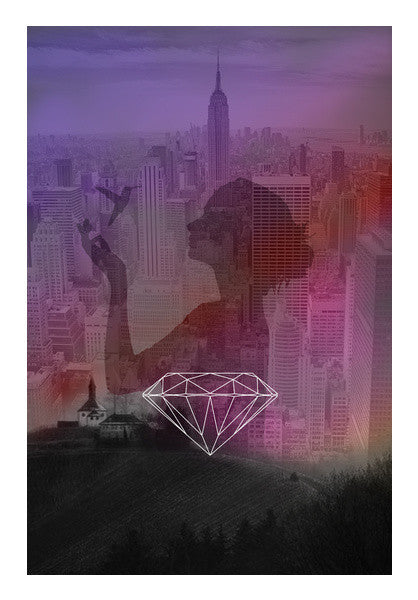 Wall Art, diamond girl from new york Wall Art