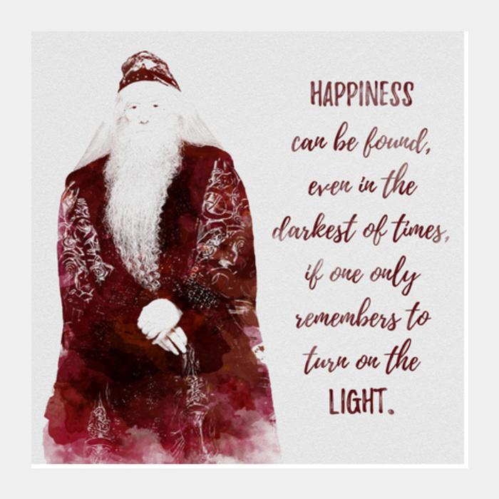 PosterGully Specials, Harry Potter-Albus Dumbledore quote Square Art Prints