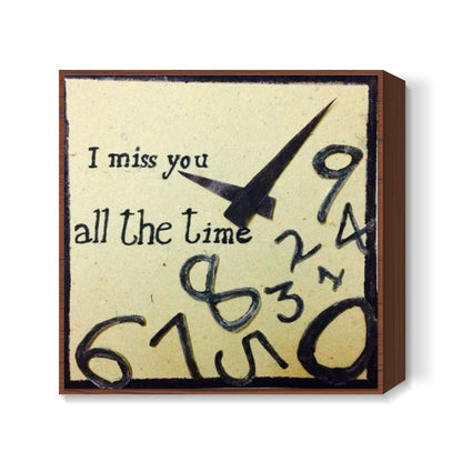 Miss you wall art