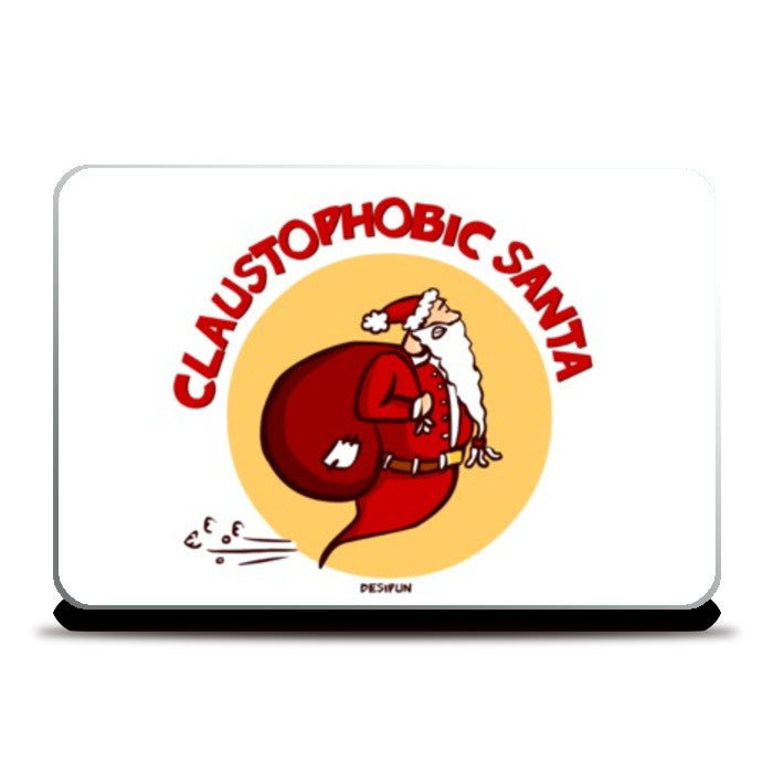 Laptop Skins, Claustophobic Santa / DesiPun Laptop Skins