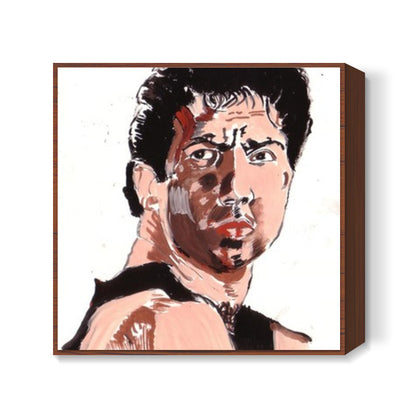 RAGE is a part of couRAGE- Sunny Deol Square Art Prints