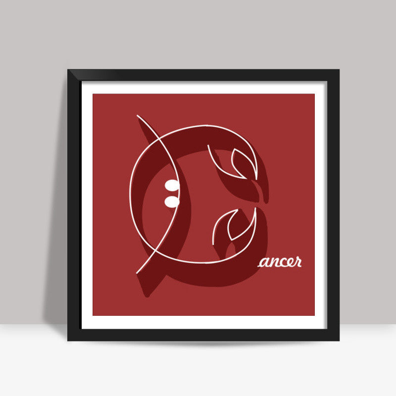 Zodiac: Cancer Square Art Prints