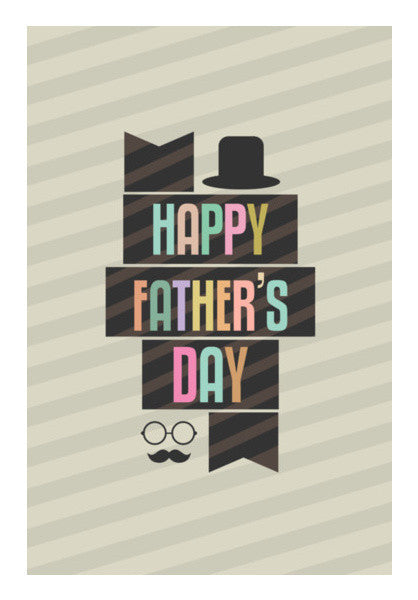 Vintage Happy Father's Day  Art PosterGully Specials