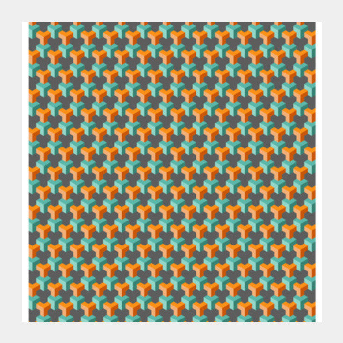 Square Art Prints, 3d pattern Square Art Prints