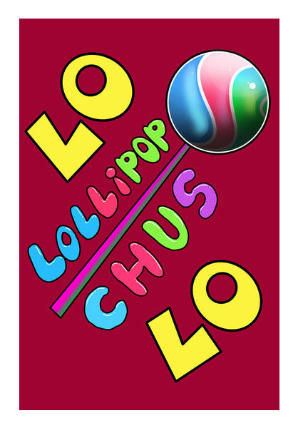 Lo Lollipop Chus Lo (Red Back) Art PosterGully Specials