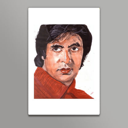 Amitabh Bachchan is the superstar who gets better with age Wall Art