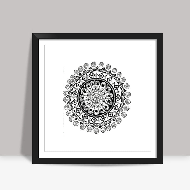 Mandala Square Art Prints