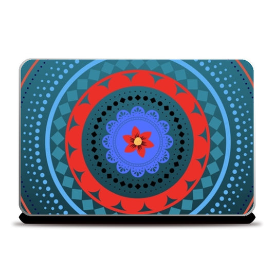 Flower Doodle Laptop Skins