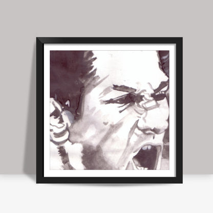 Hollywood actor Robert De Niro is the raging bull Square Art Prints