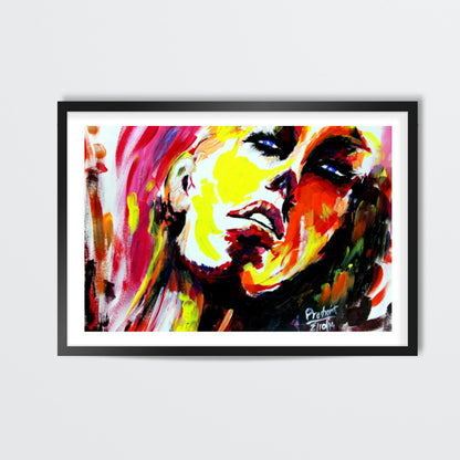 Blue eyed woman | Painting Wall Art