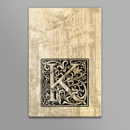 Ornate K Wall Art